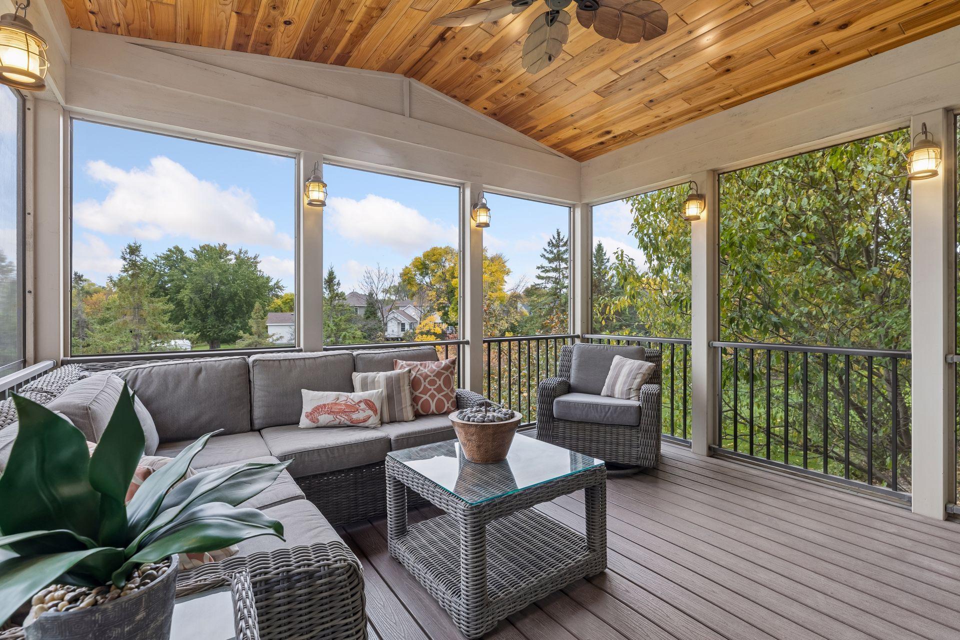 Enjoy your cup of coffee on your porch