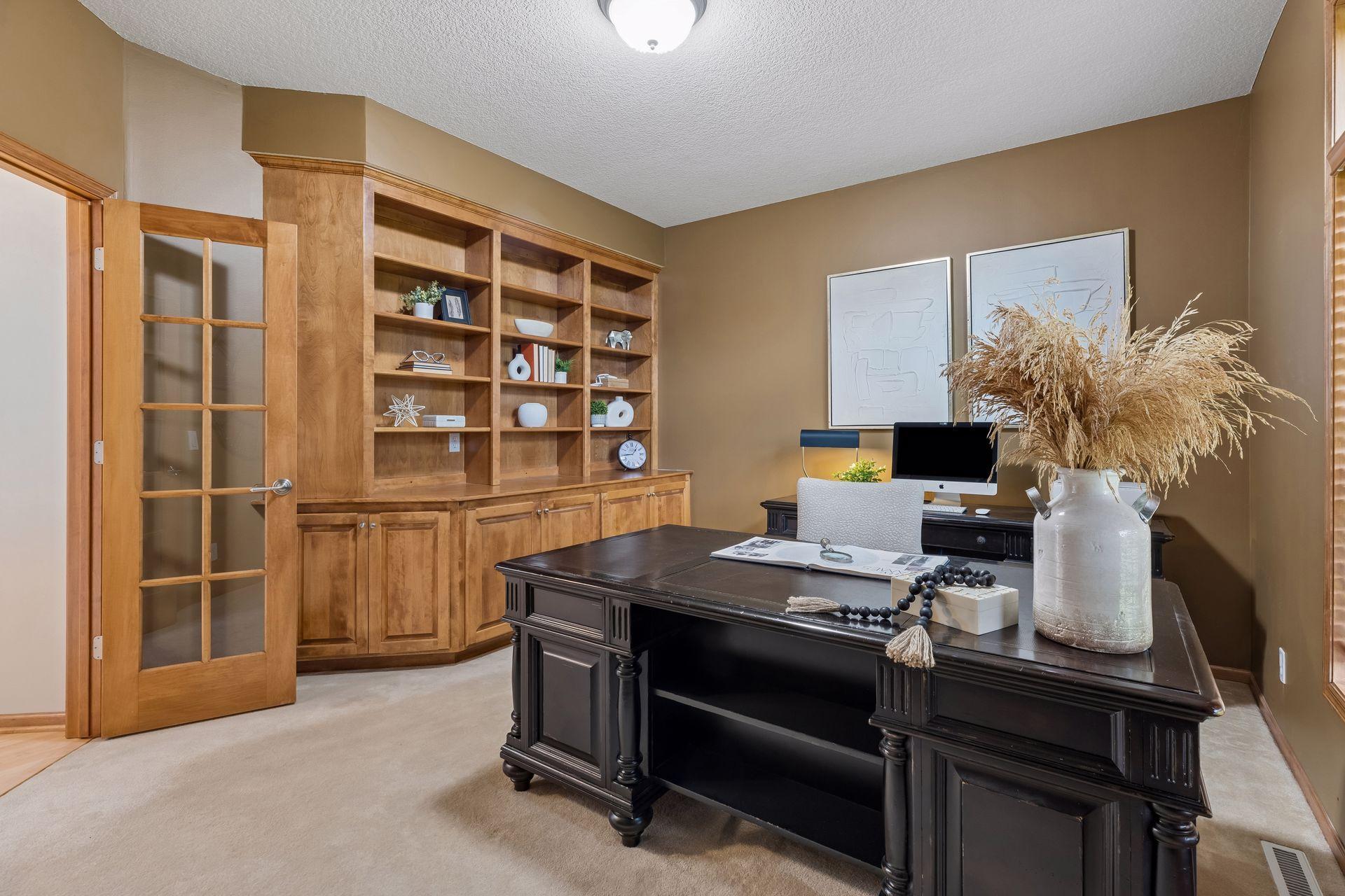 Office with Dbl doors