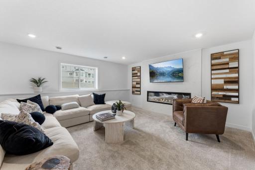 A recreation room can be found on the lower level, ready to be used as an additional living space, game room or home theater, as desired.