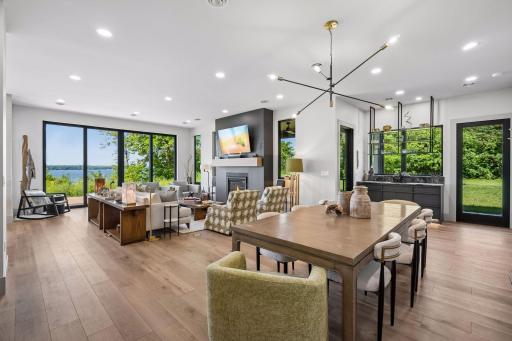 Thoughtfully designed for gathering, the connected spaces offer a perfect blend of style, comfort, and functionality - you'll be entertaining in style!