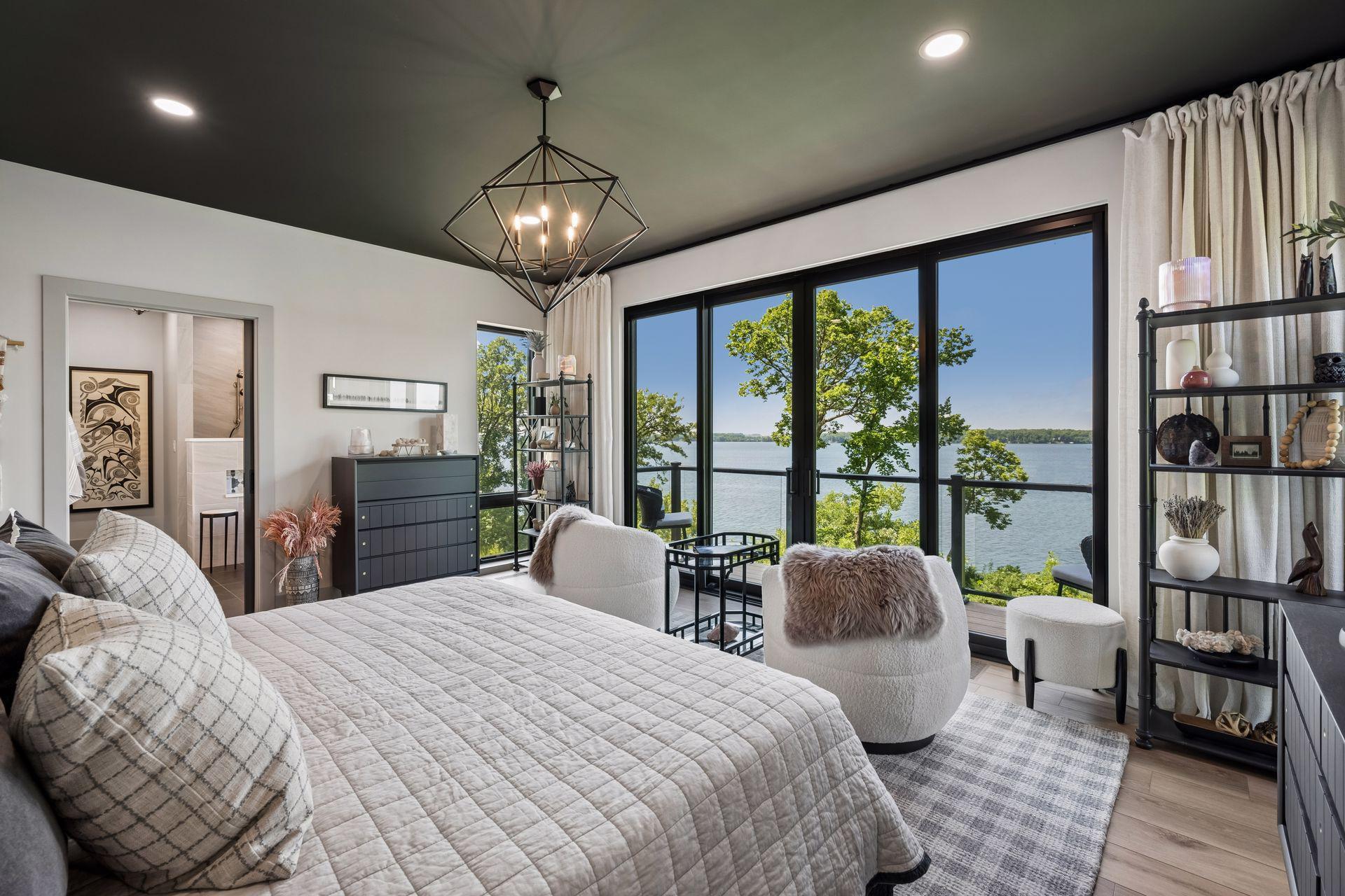 Wake each morning to sweeping lake views and end the day with stunning sunsets from the comfort of your private retreat overlooking Lake Koronis.