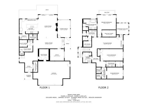 This thoughtfully designed floor plan offers over 4,400 square feet of living space with a seamless blend of luxury, functionality, and lake-focused living.