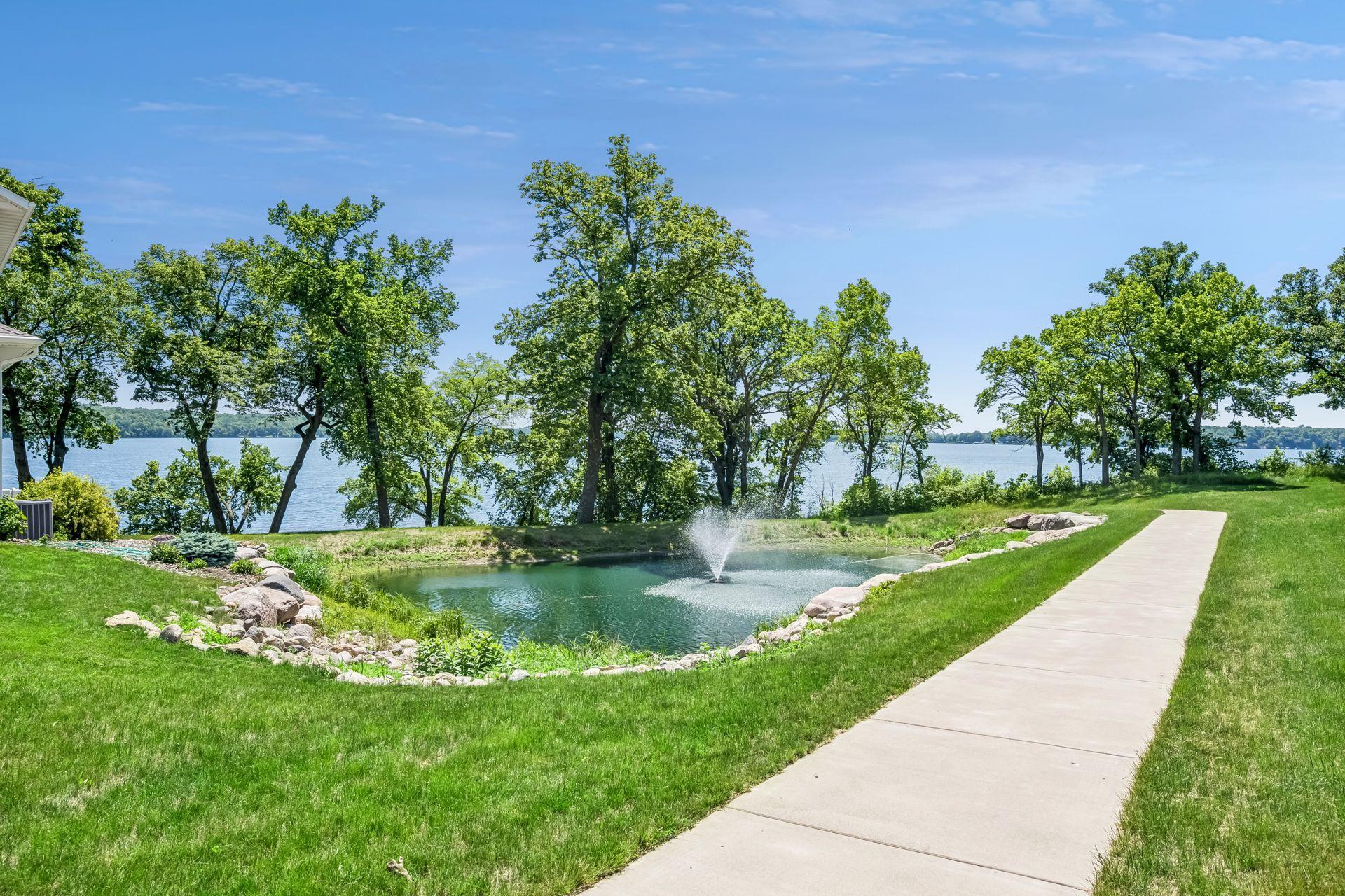 A winding path leads you to scenic pond, patio, and gathering spaces designed for relaxing that residents can enjoy.