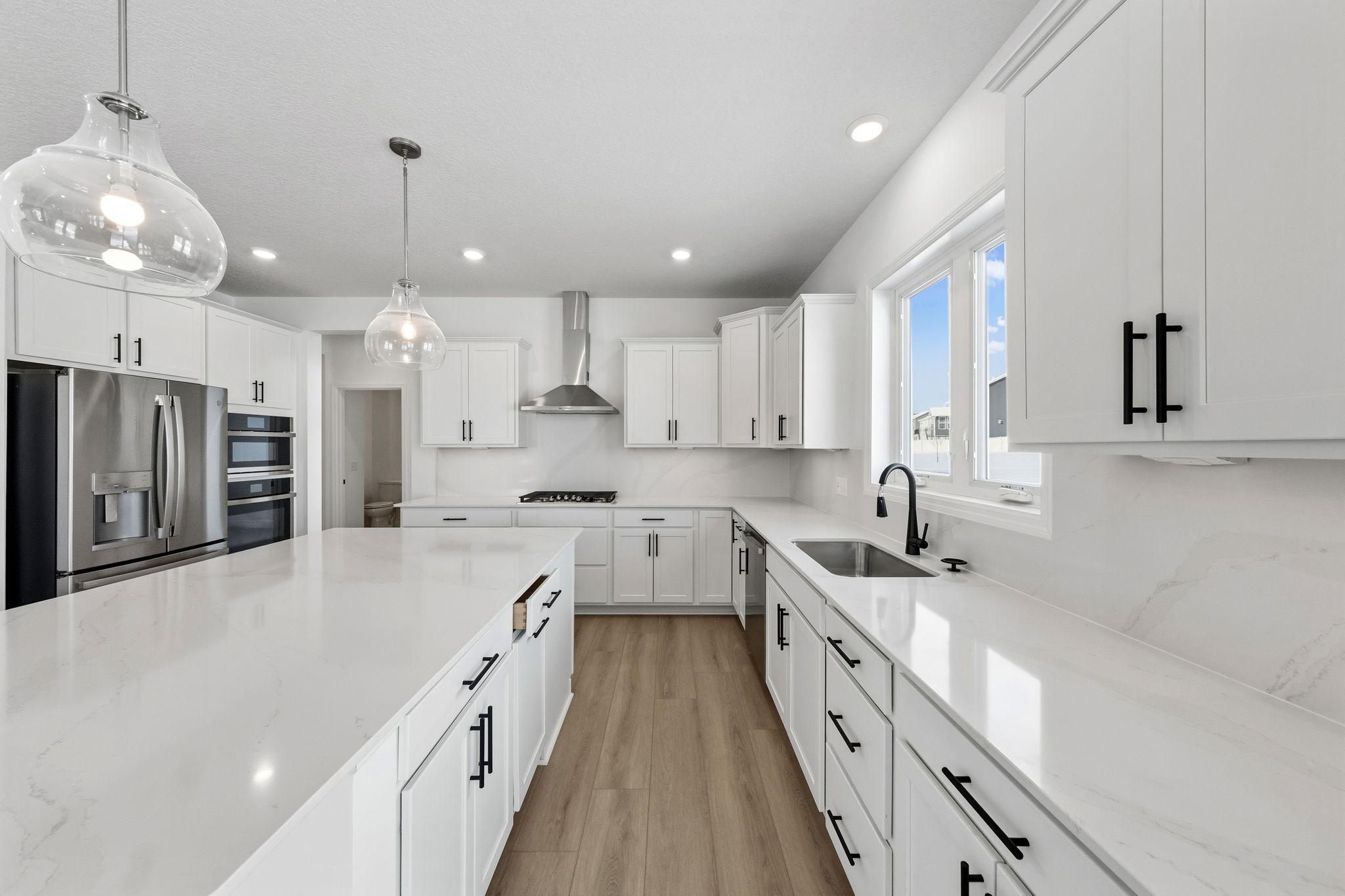(All the following photos are of a similar home, actual finishes may vary.)
