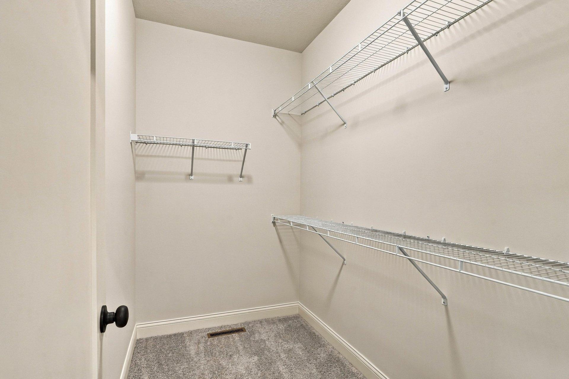 Primary walk-in closet