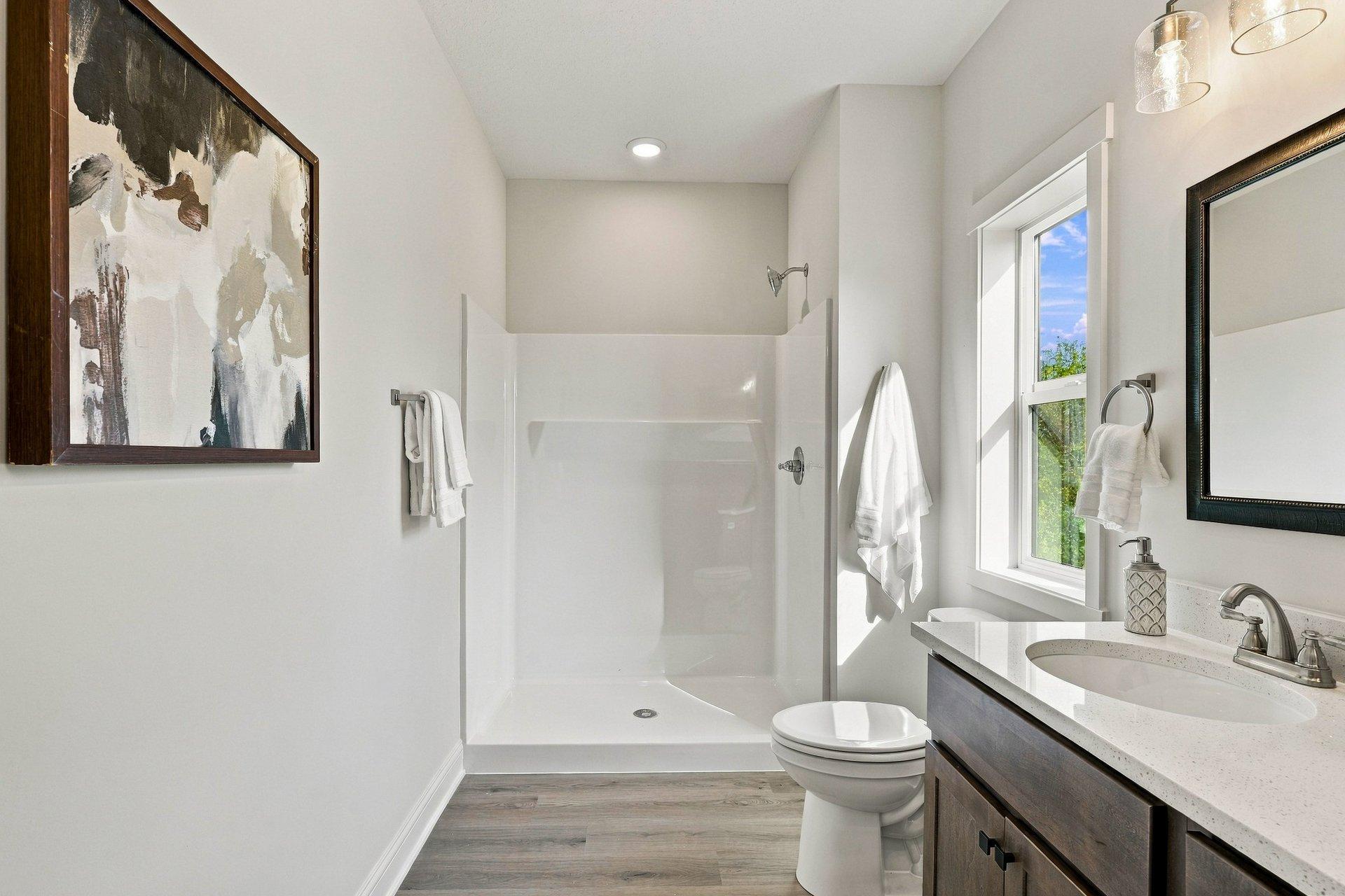 Private primary bathroom