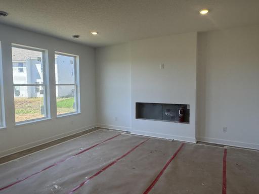 (Photo is of the actual home in progress.)