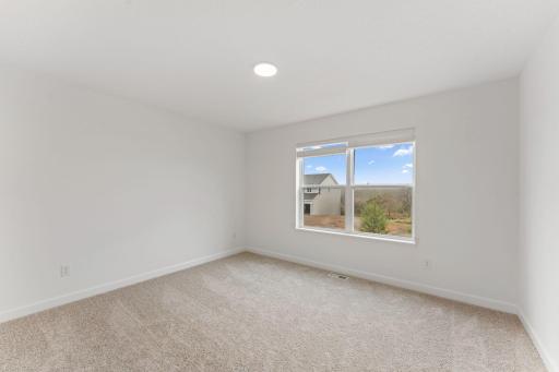 All the bedrooms are situated on the upper level to provide a tranquil refuge after a busy day.