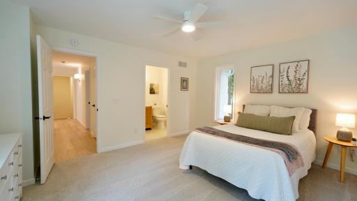 Bedroom 5 has a private, newly remodeled en-suite bath.