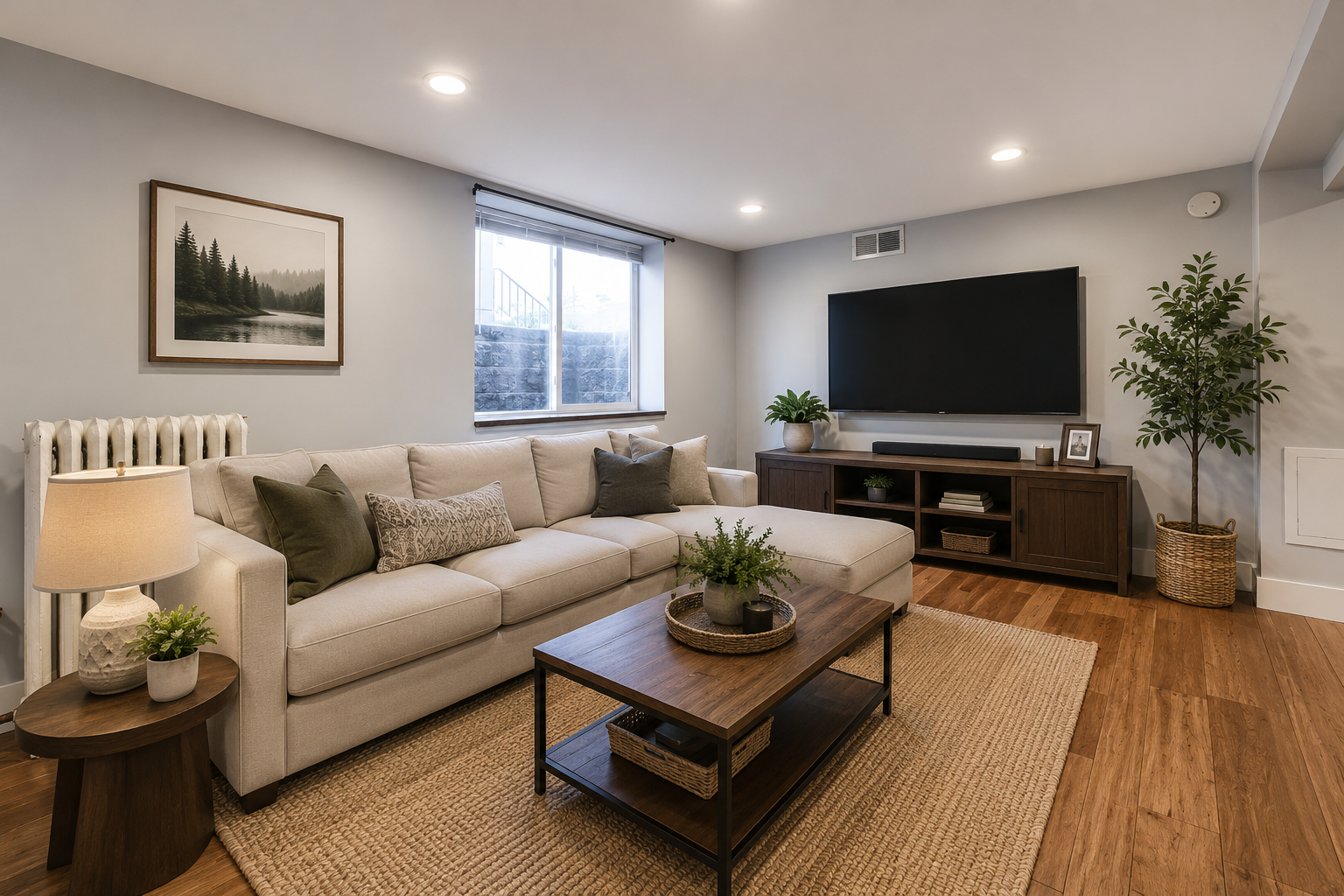 Furniture digitally added using AI