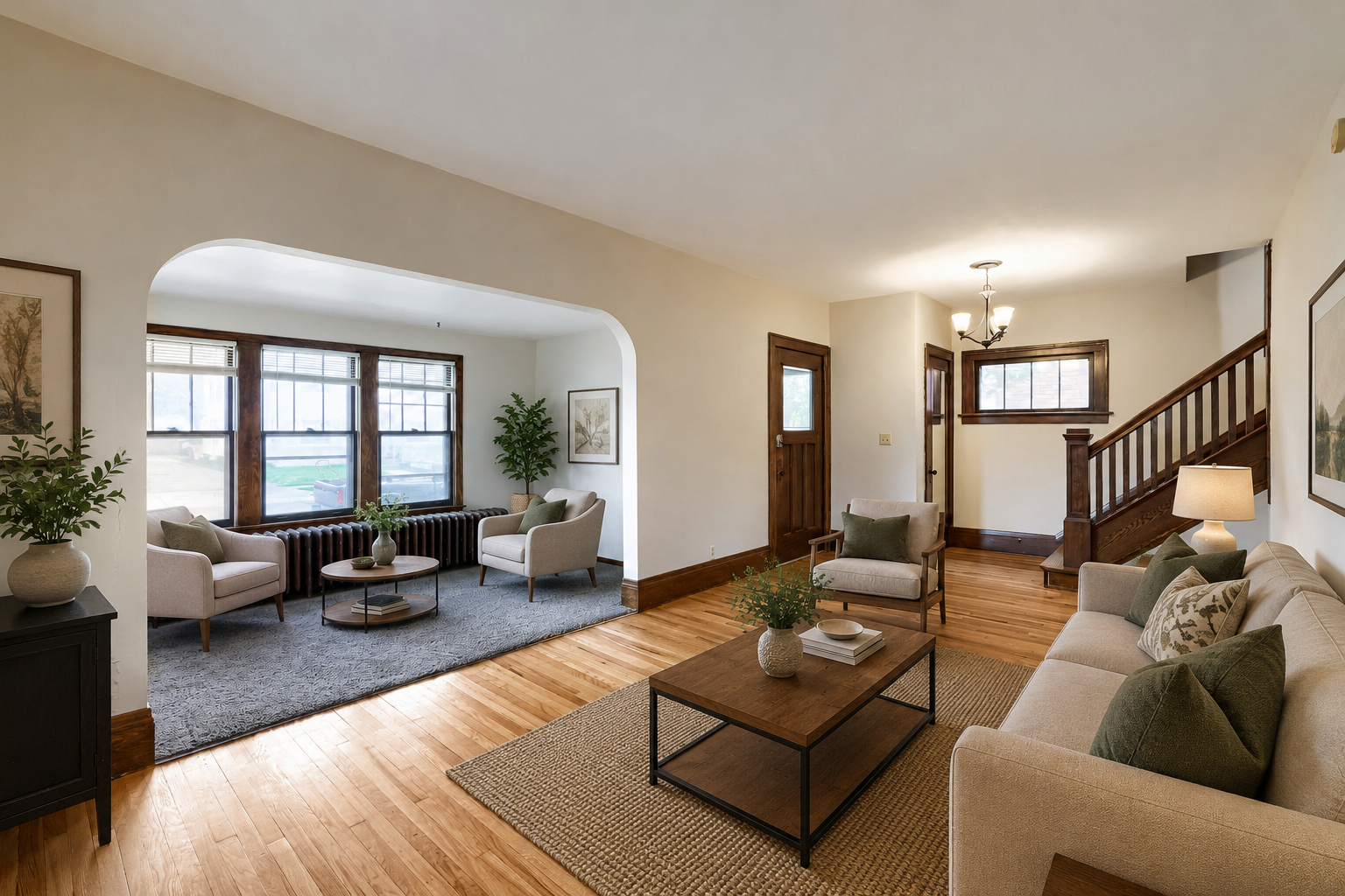 Furniture digitally added using AI