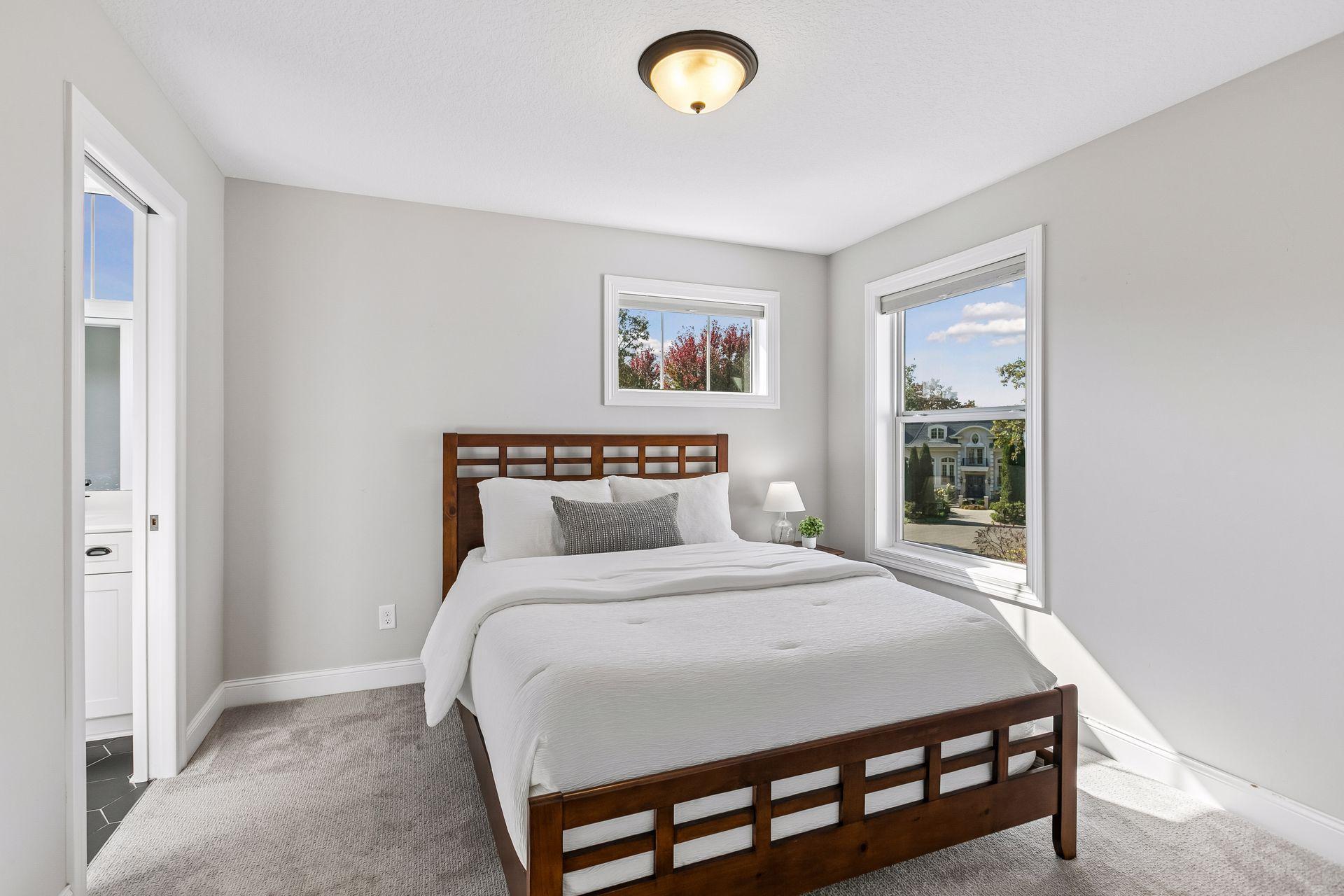 Beautifully appointed bedroom #2 offers a comfortable retreat.