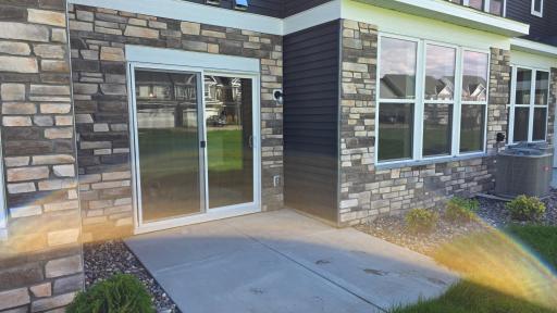 Vinyl fence divider scheduled to be installed