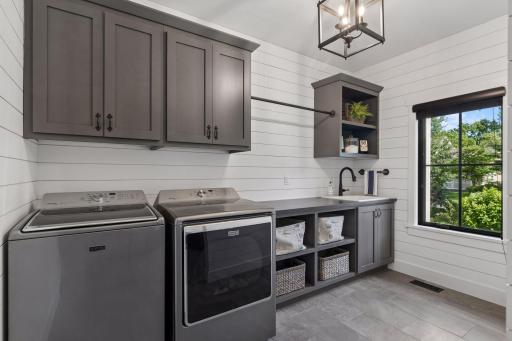 main level laundry room with tons of space