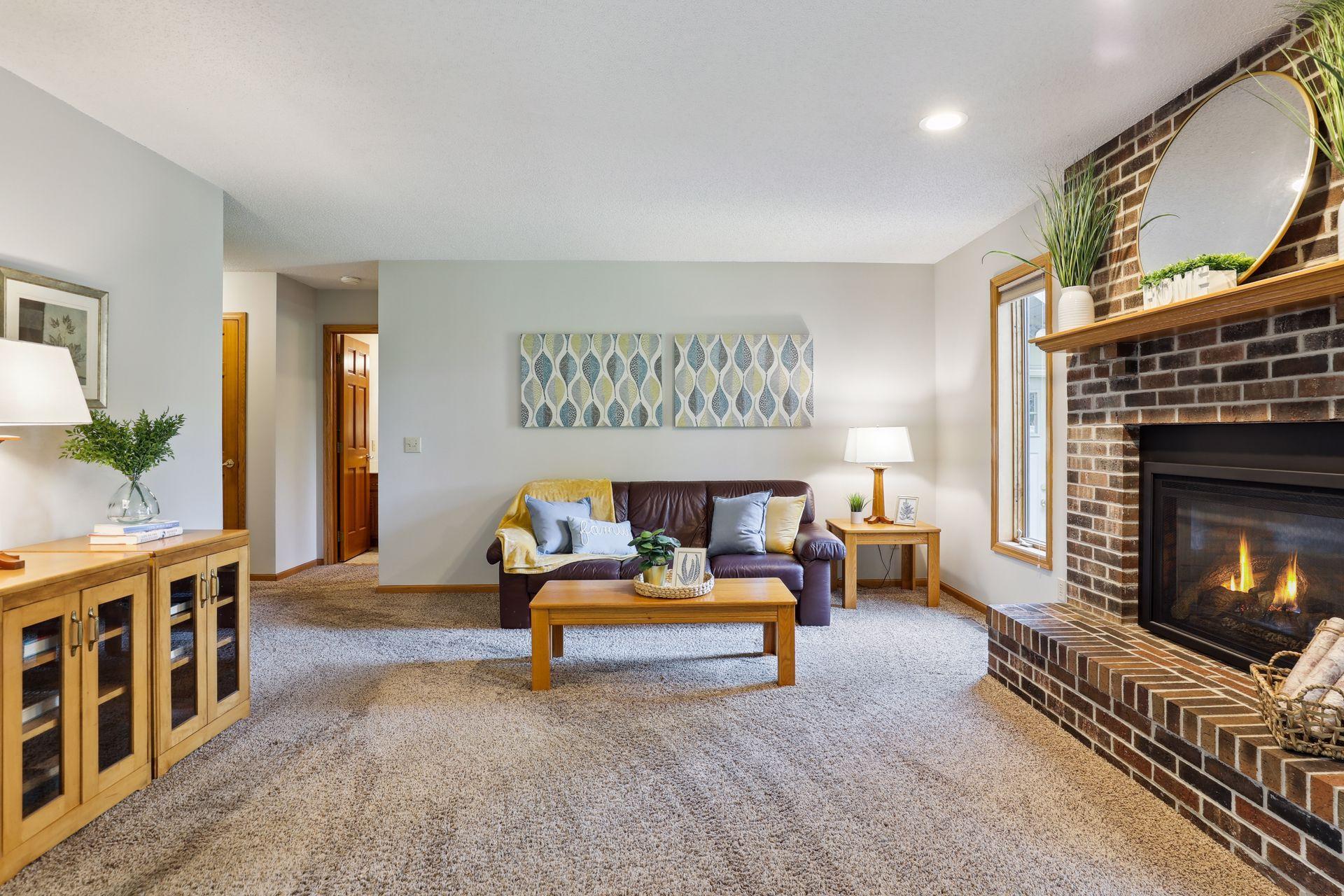Family room on main level