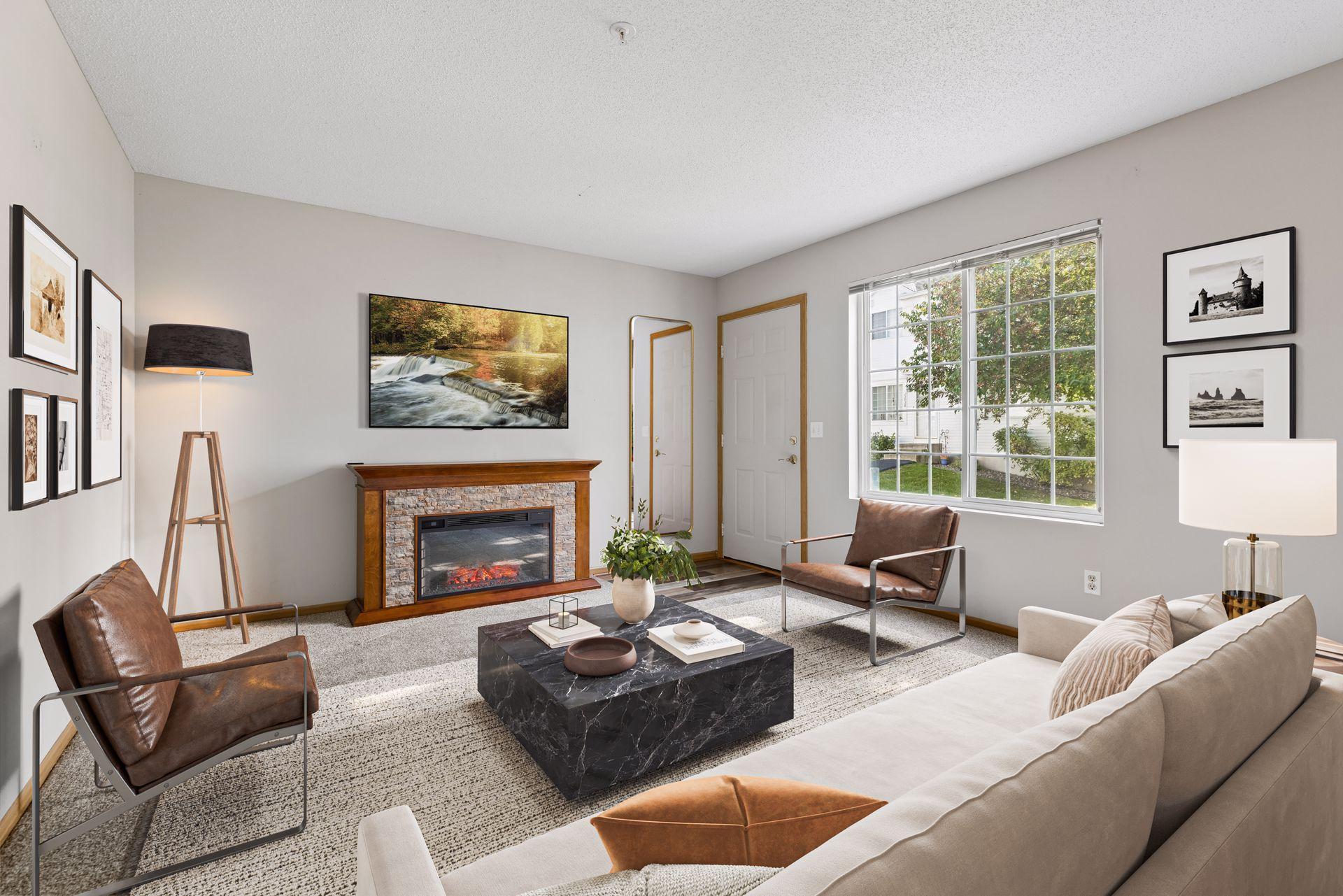 Living Room (Virtually Staged)