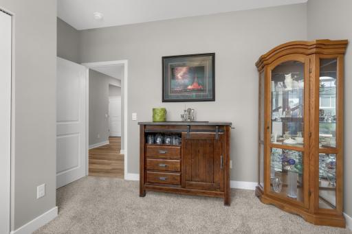 This versatile room could be a great home office.