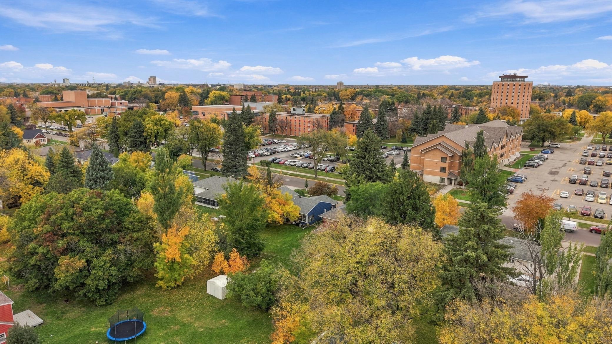 drone view right across from MSUM!