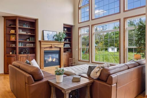 Filled with warmth and light, the Family Room is a relaxing space to connect with family and friends.