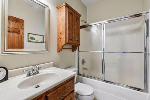 A full bathroom completes the upper level.
