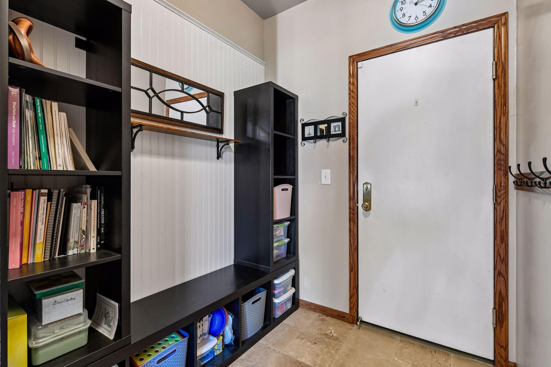 Just off the garage is the Mud Room, which offers a coat closet and space for you to store accessories for every season.