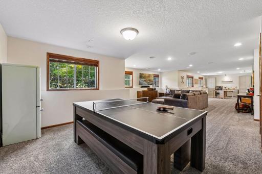 There is even room for your game or ping-pong table.