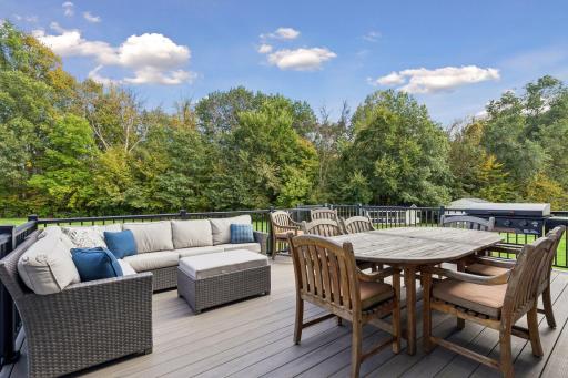 Get ready to BBQ on the new maintenance-free deck.