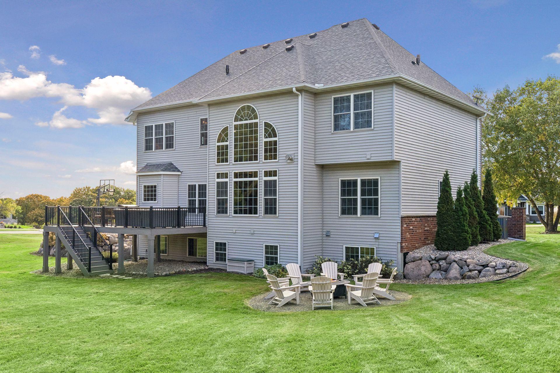 Enjoy the wide open spaces surrounding the home.