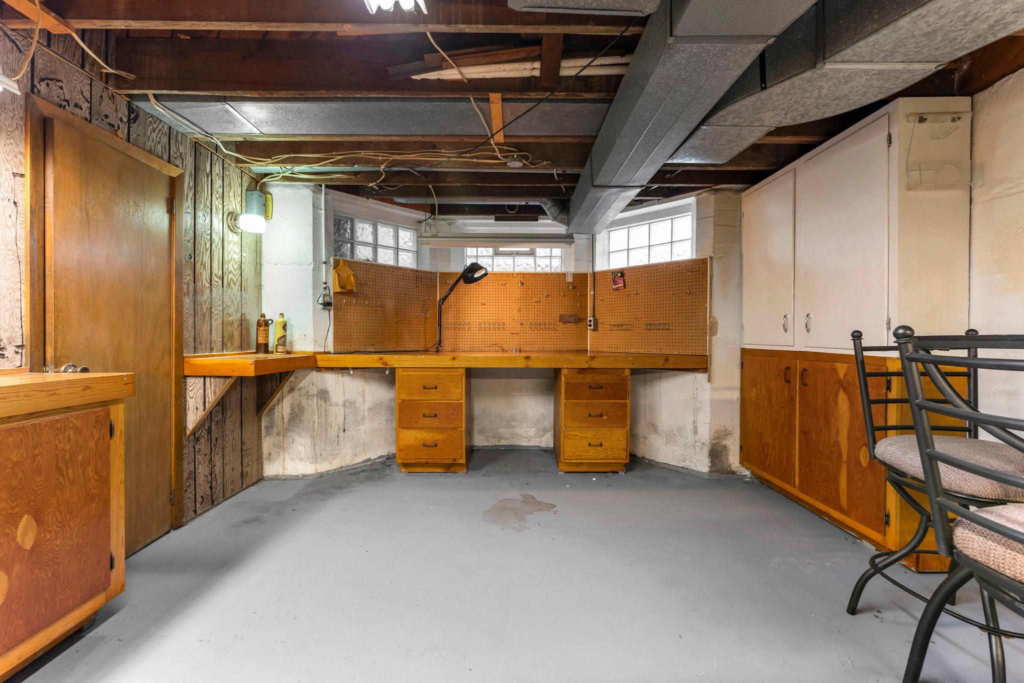 Workshop Space in the Lower Level