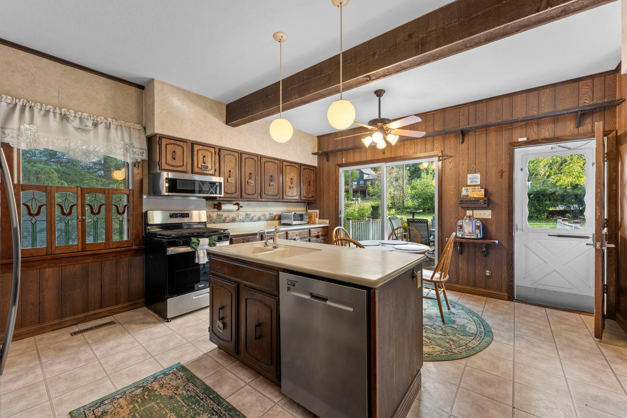 Kitchen with all Stainless Steel Appliances