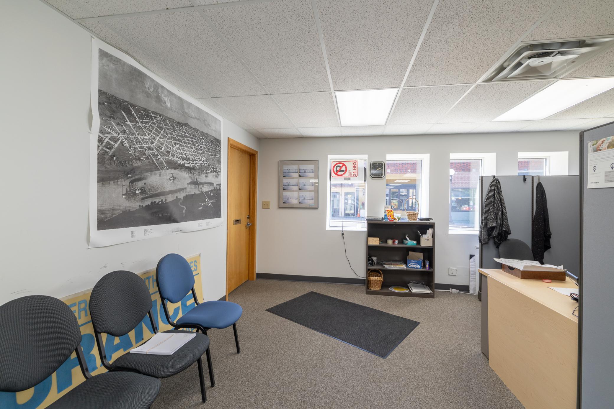 Reception Area For The Insurance Side of Building