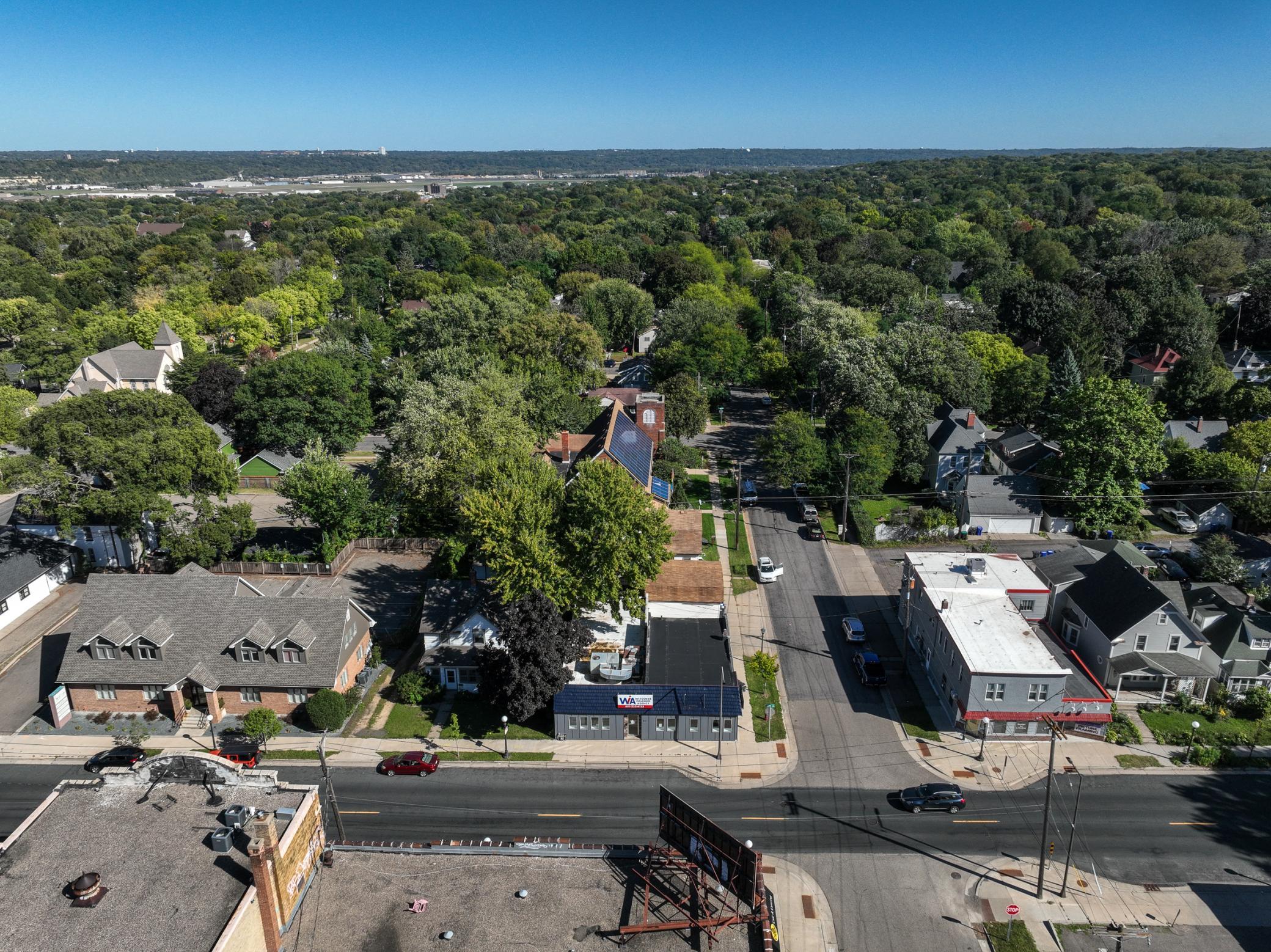 Aerial View Looking East