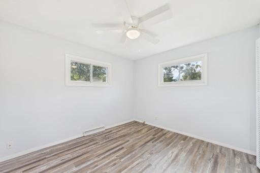 Privacy-focused window placement featured in all bedrooms.