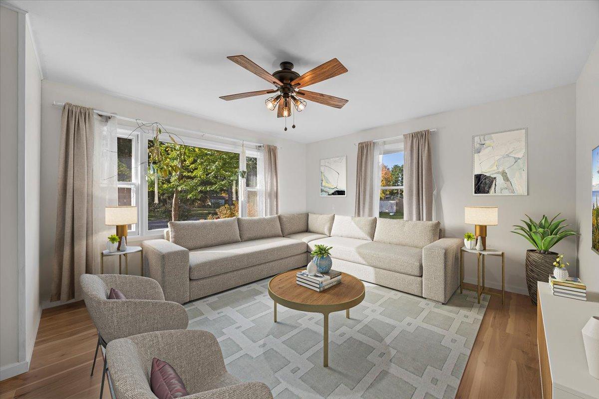 Virtually staged using AI. Furniture and décor shown are not included.