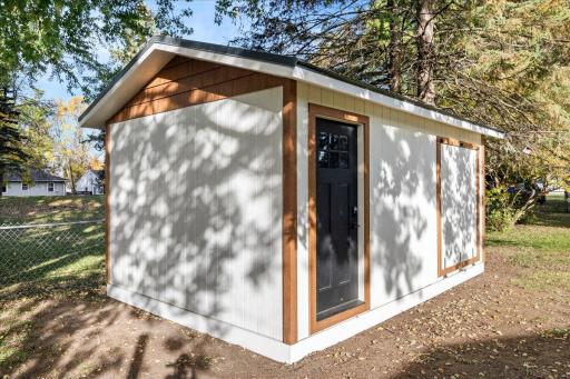 Great for storing toys and lawn equipment