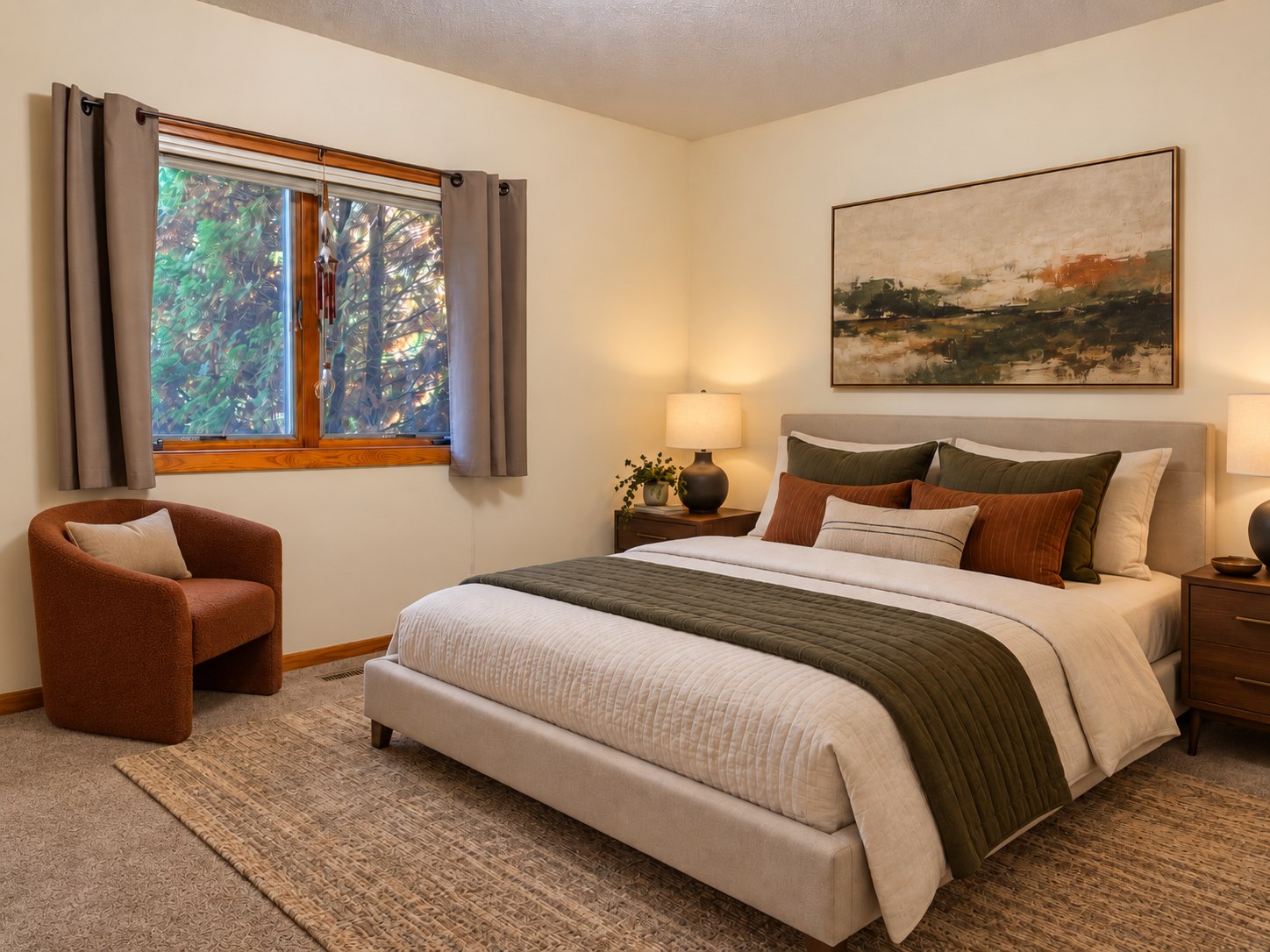 Virtually Staged ML Bedroom #2