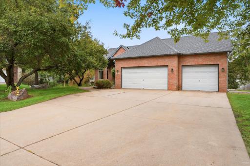 Plenty of room for vehicles, storage, and more in the spacious three-car garage!