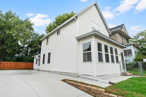 New double wide concrete drive with option to add a garage
