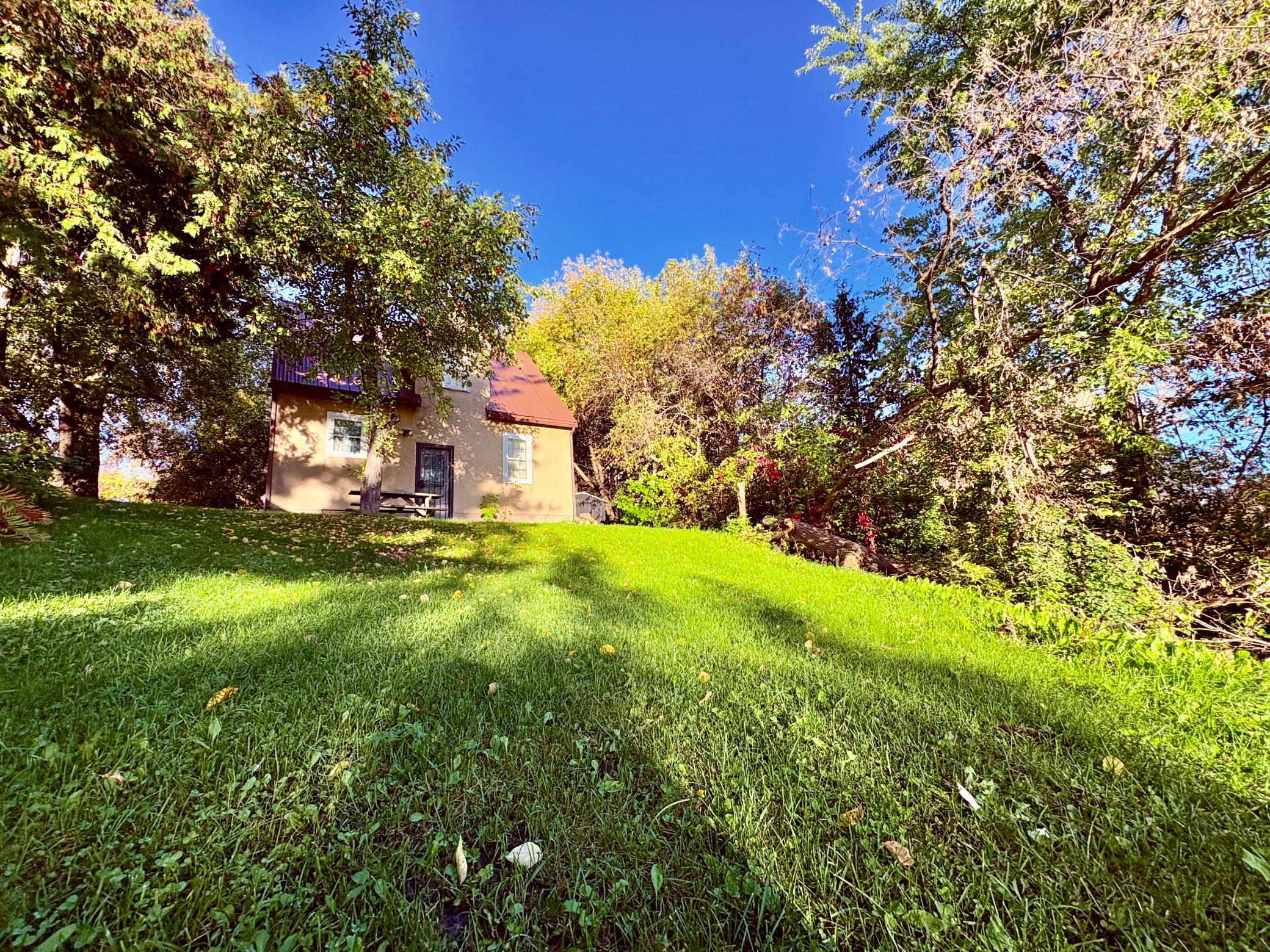 Back side of home
