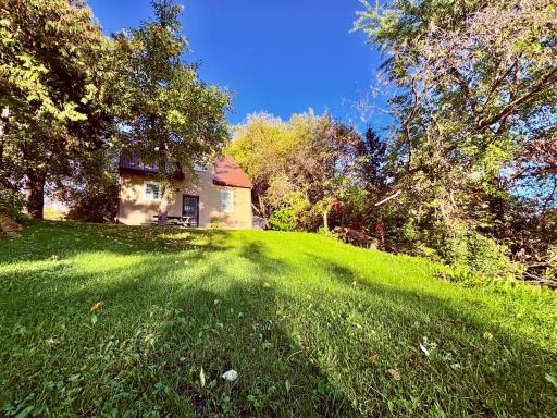 Back side of home