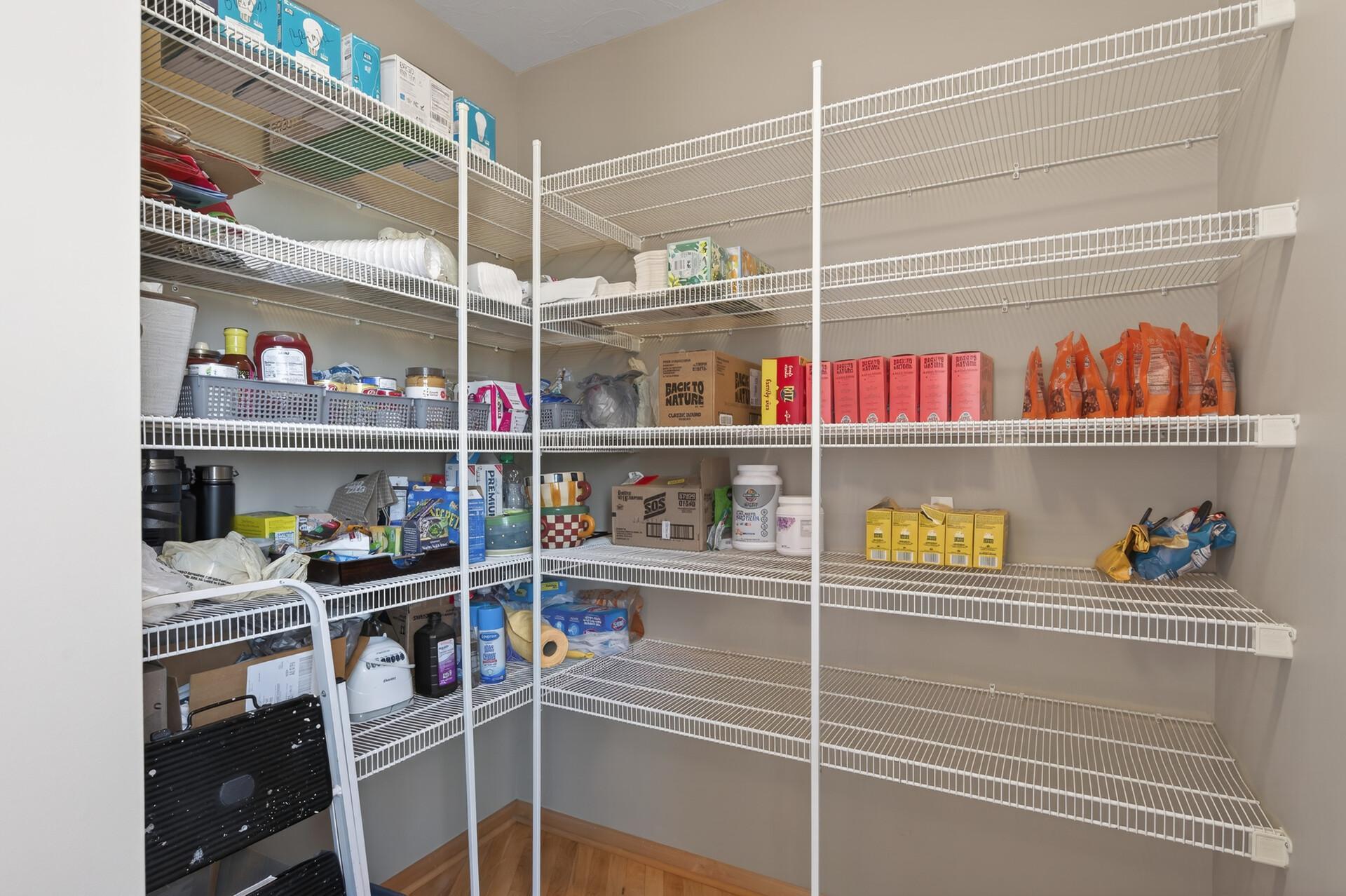 HUGE pantry off kitchen!
