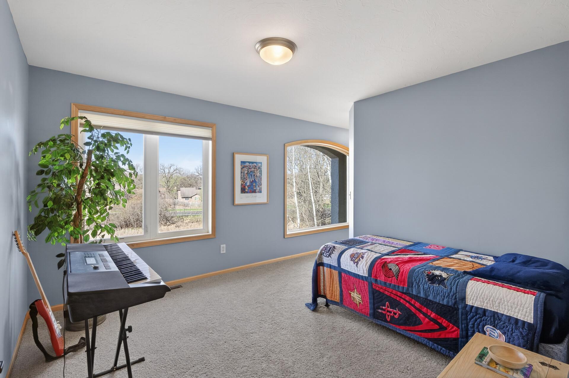 Bedroom 2 with HUGE windows