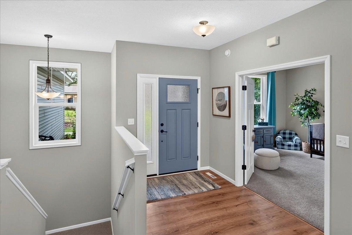 Home entrance.