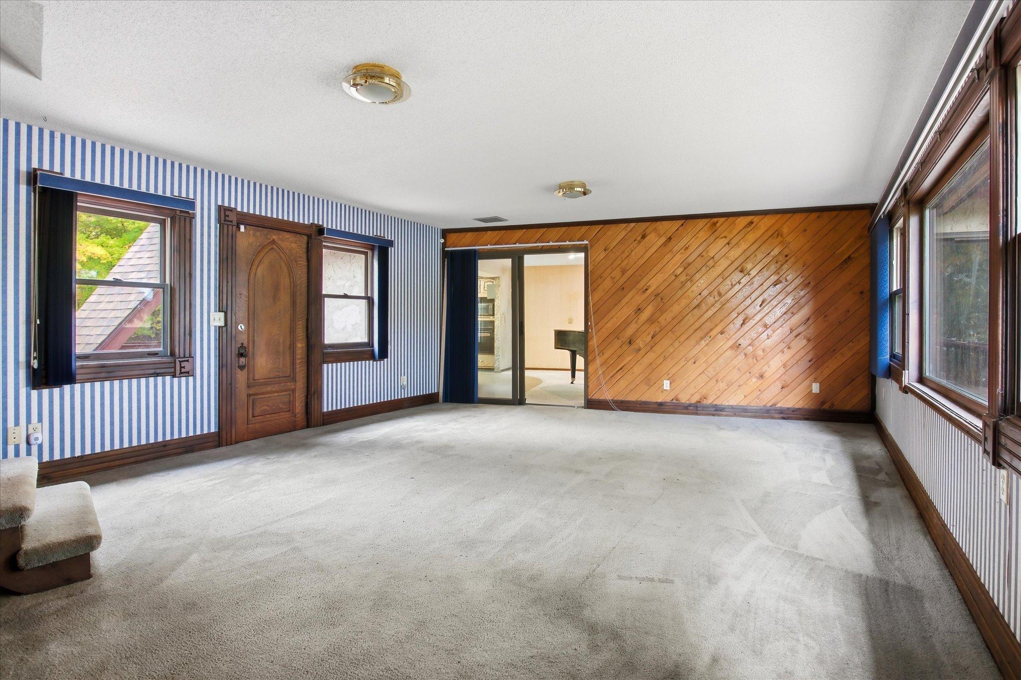Family room off the informal dining room
