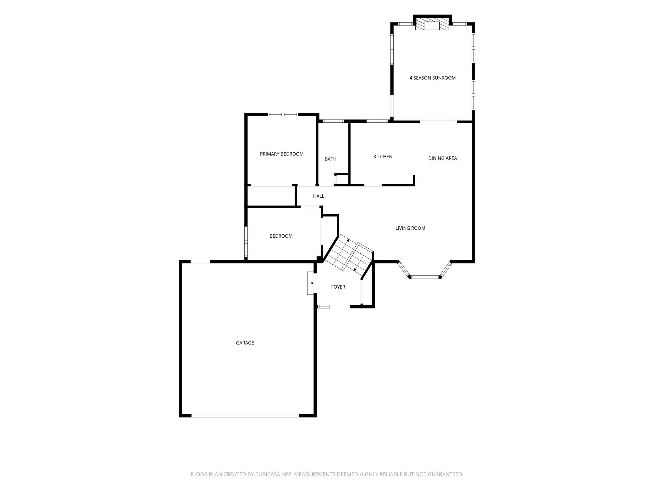 Floor Plan- Garage and Upper Level.