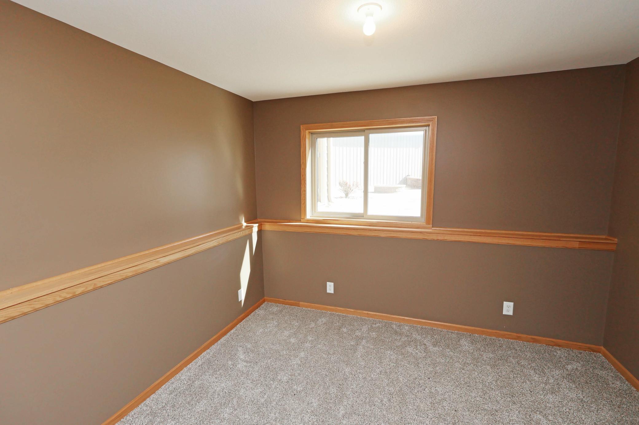 Lower level fourth bedroom.