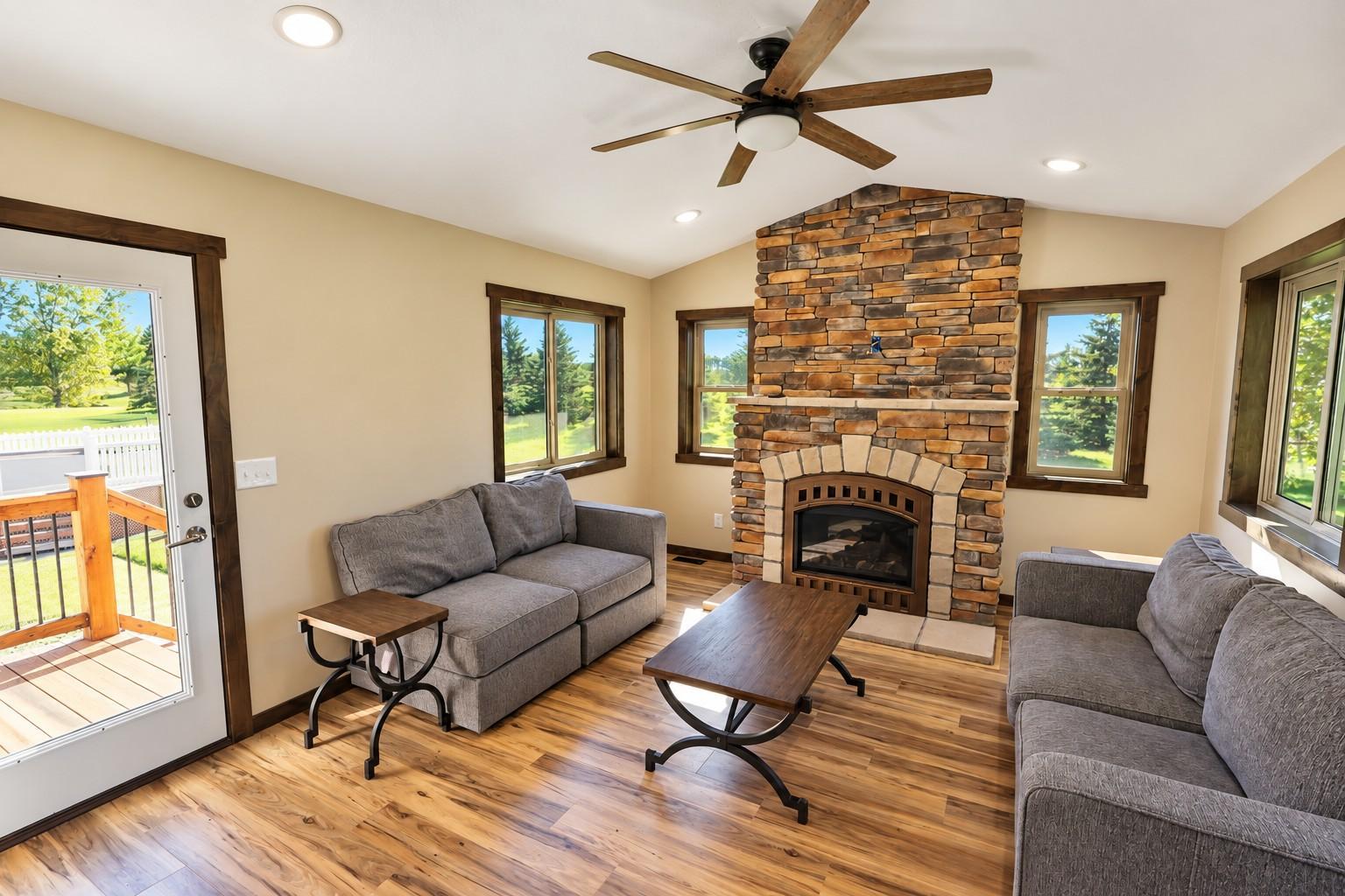 Beautiful four season sunroom.