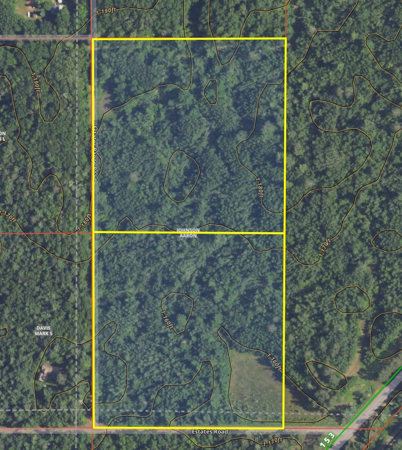 SOUTH PARCEL IS BOTTOM SQUARE