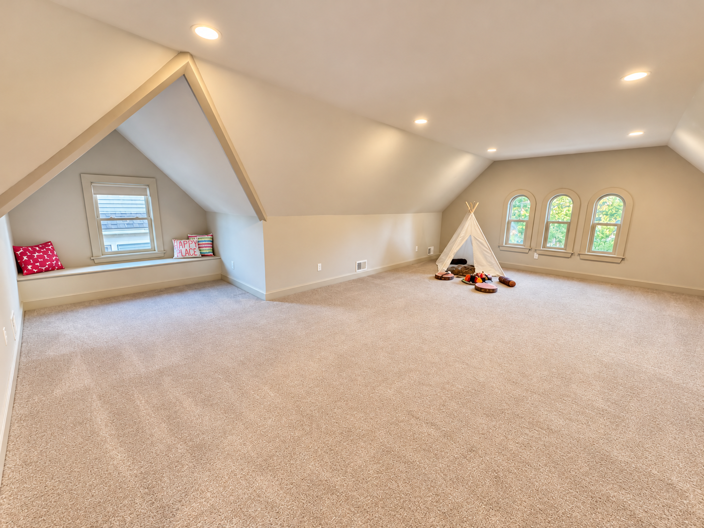 Cozy nooks and window seats add charm throughout the home.