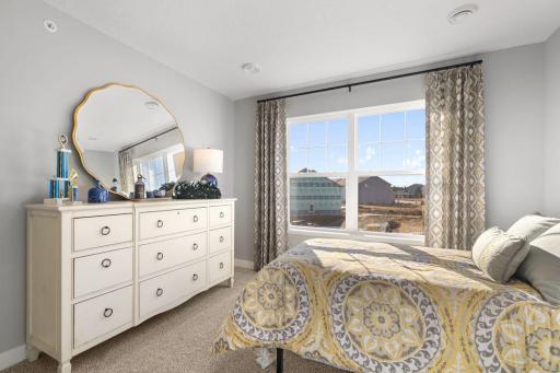 Another view of Bedroom #3. Photo is of model home. Colors and options may vary. Ask Sales Agent for details.